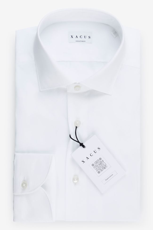 xacus Hemd Herren Xacus Classic Einfarbig 100% Baumwolle kragen Französisch Lange Ärmel