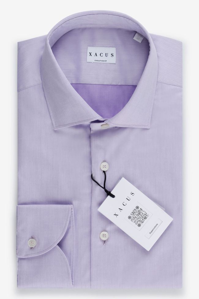 xacus Hemd Herren Xacus Classic Einfarbig 100% Baumwolle kragen Französisch Lange Ärmel