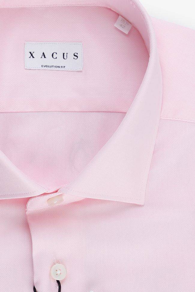 Xacus Hemd Herren Xacus Classic Einfarbig 100% Baumwolle Kragen Französisch Lange Ärmel