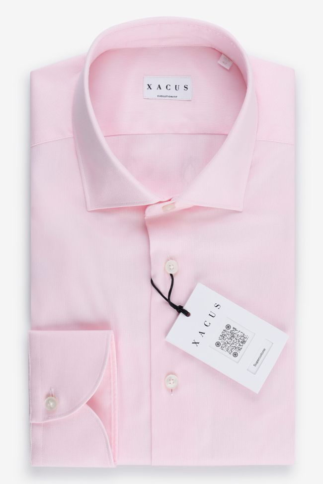 xacus Hemd Herren Xacus Classic Einfarbig 100% Baumwolle kragen Französisch Lange Ärmel