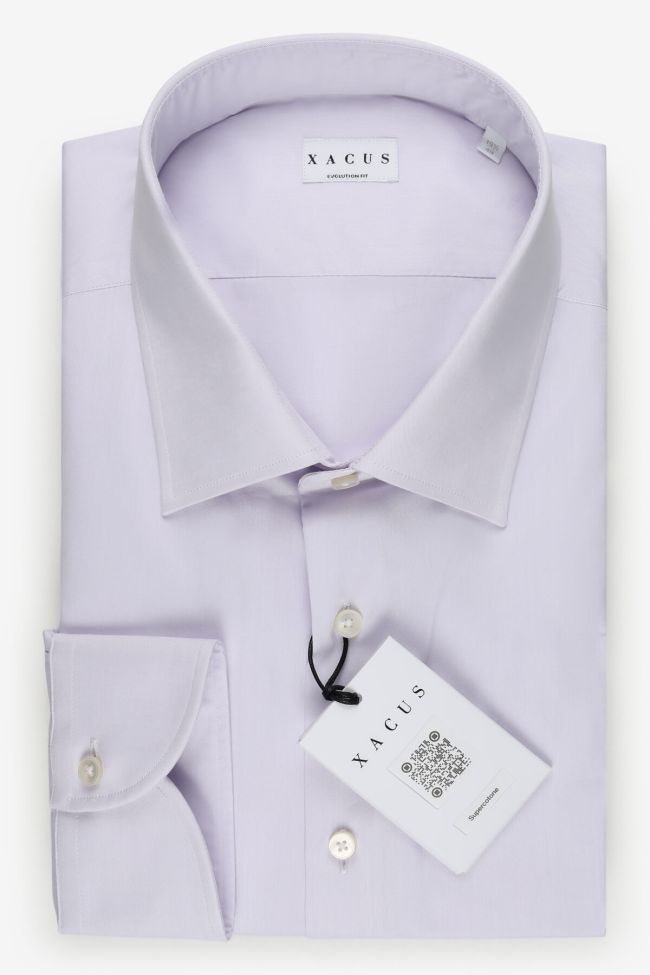 xacus Hemd Herren Xacus Classic Einfarbig 100% Baumwolle kragen Italienisch Lange Ärmel