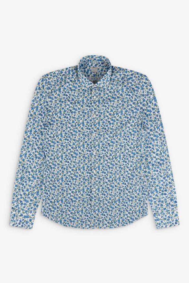 Xacus Hemd Herren Xacus Classic Muster 100% Baumwolle Kragen Italienisch Lange Ärmel