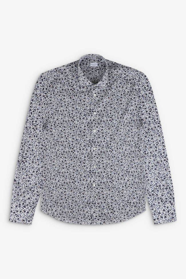 Xacus Hemd Herren Xacus Classic Muster 97% Baumwolle 3% Elastan Kragen Französisch Lange Ärmel