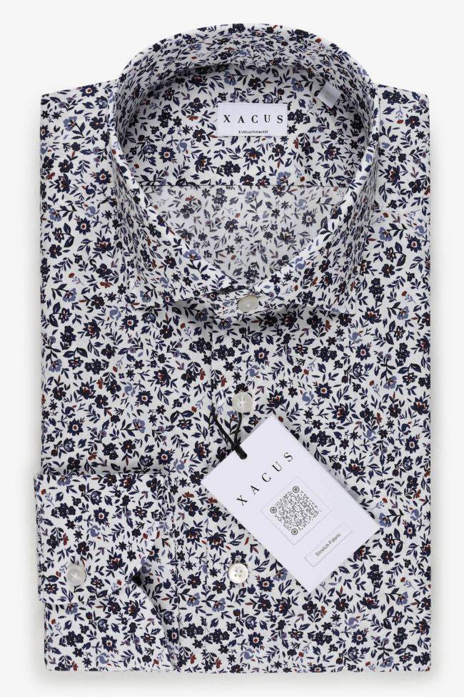 xacus Hemd Herren Xacus Classic Muster 97% Baumwolle 3% elastan kragen Französisch Lange Ärmel