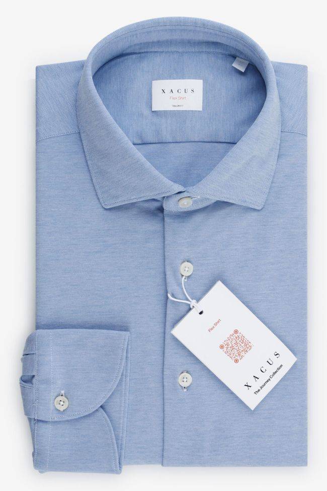 xacus Hemd Herren Xacus Regular Bügelfreie Einfarbig 50% cotton 28% polyamide 14% ea kragen Italienisch Lange Ärmel