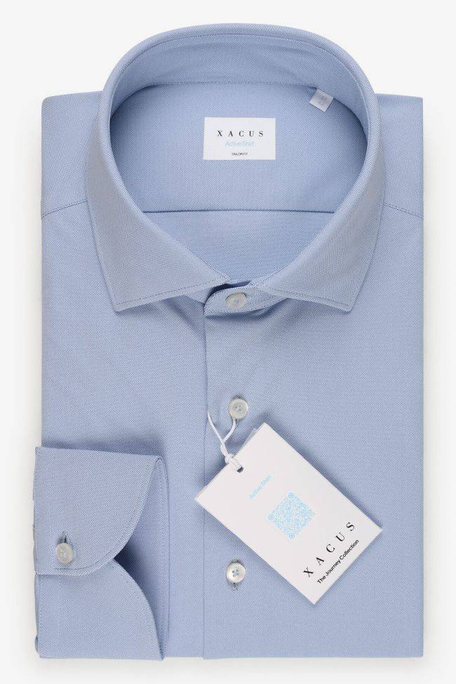 xacus Hemd Herren Xacus Regular Bügelfreie Einfarbig 83% polyamide 17% elastane kragen Französisch Lange Ärmel