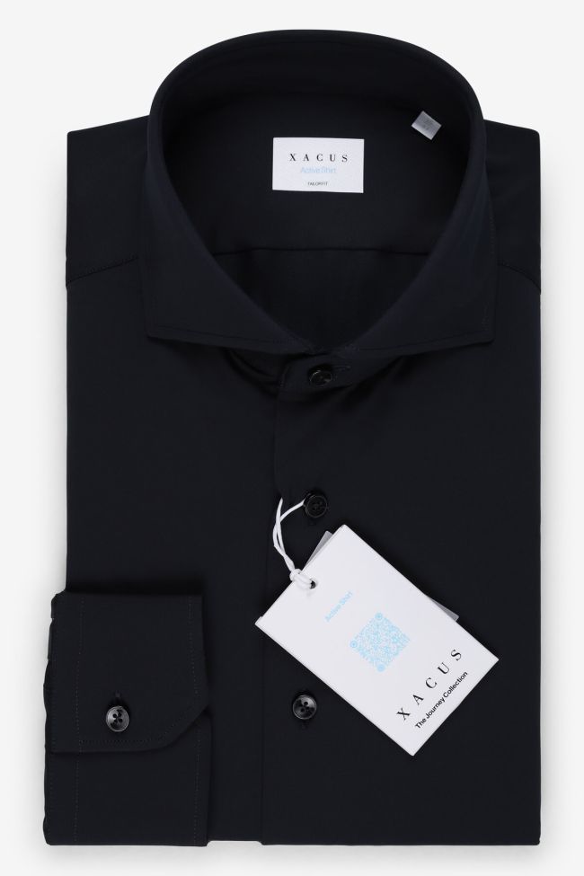 xacus Hemd Herren Xacus Regular Bügelfreie Einfarbig 86% poliammide 14% elastan kragen Französisch Lange Ärmel