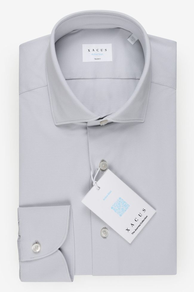 xacus Hemd Herren Xacus Regular Bügelfreie Einfarbig 86% poliammide 14% elastan kragen Französisch Lange Ärmel