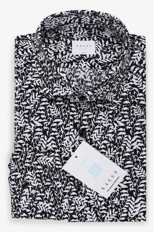 xacus Hemd Herren Xacus Regular Bügelfreie Muster 86% poliammide 14% elastan kragen Französisch Lange Ärmel