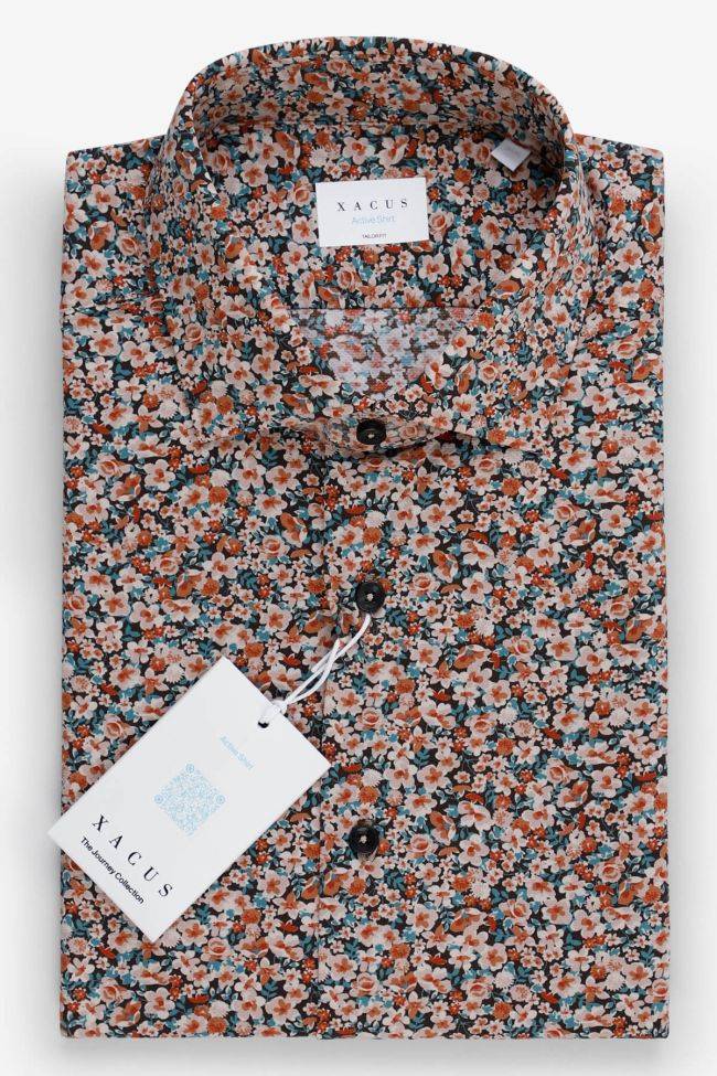 xacus Hemd Herren Xacus Regular Bügelfreie Muster 86% poliammide 14% elastan kragen Französisch Lange Ärmel