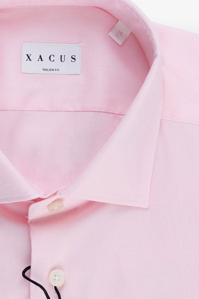 Xacus Hemd Herren Xacus Regular Einfarbig 100% Baumwolle Kragen Französisch Lange Ärmel