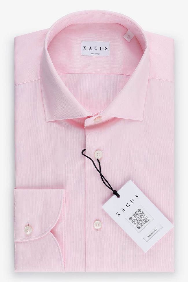 xacus Hemd Herren Xacus Regular Einfarbig 100% Baumwolle kragen Französisch Lange Ärmel