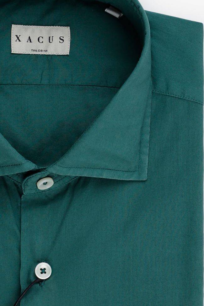 Xacus Hemd Herren Xacus Regular Einfarbig 100% Baumwolle Gewaschen Kragen Französisch Lange Ärmel