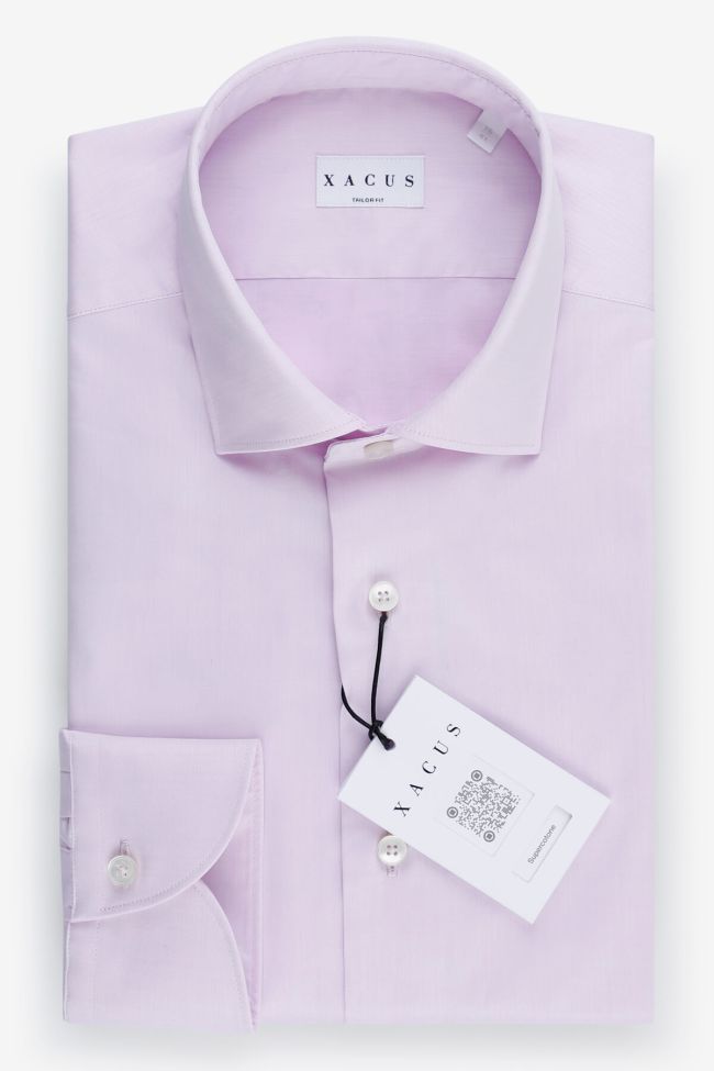 xacus Hemd Herren Xacus Regular Einfarbig 100% Baumwolle kragen Französisch Lange Ärmel