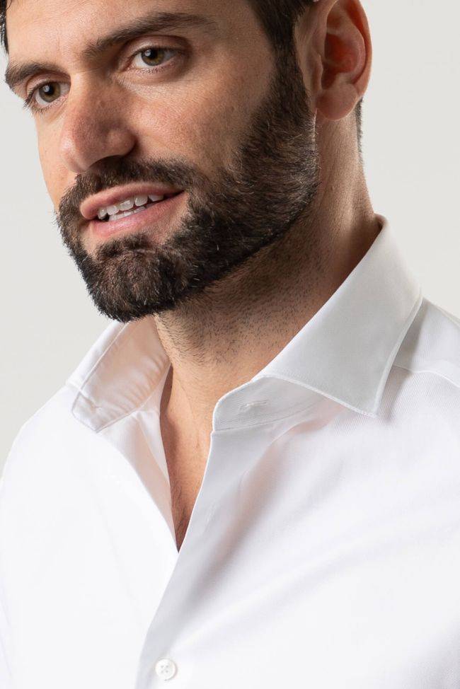 xacus Hemd Herren Xacus Regular Einfarbig 100% Baumwolle kragen Französisch Lange Ärmel