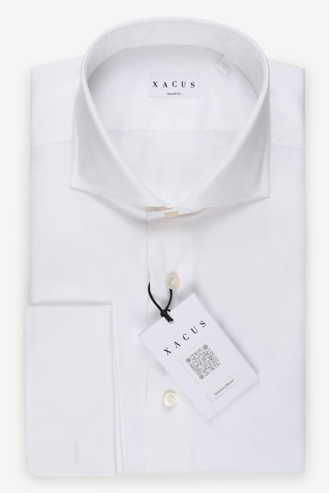 xacus Hemd Herren Xacus Regular Einfarbig 100% Baumwolle kragen Französisch Lange Ärmel