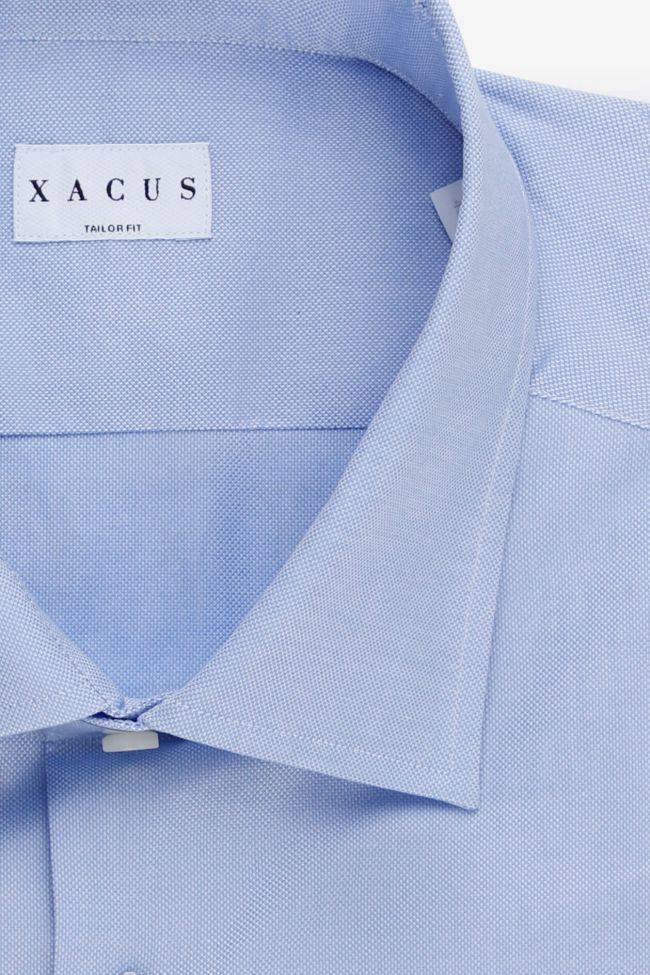 Xacus Hemd Herren Xacus Regular Einfarbig 100% Baumwolle Kragen Französisch Lange Ärmel