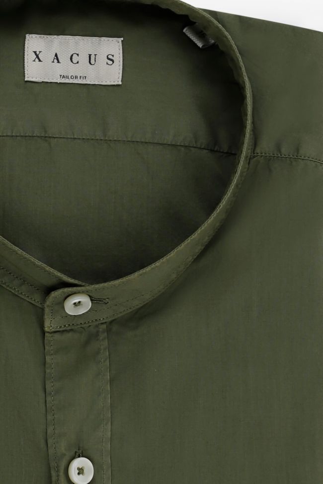 Xacus Hemd Herren Xacus Regular Einfarbig 100% Baumwolle Gewaschen Kragen Französisch Lange Ärmel