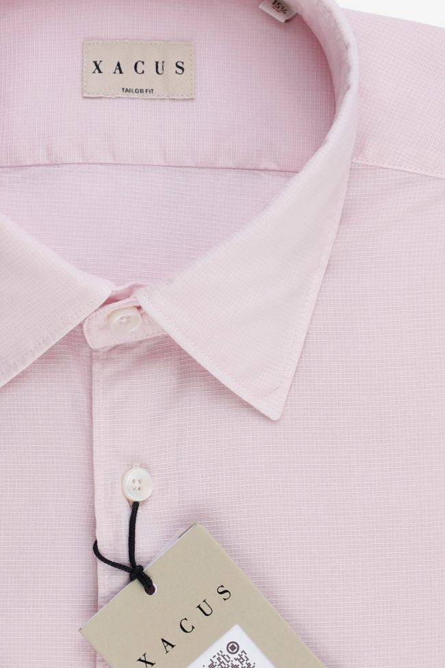 Xacus Hemd Herren Xacus Regular Einfarbig 100% Baumwolle Gewaschen Kragen Italienisch Lange Ärmel