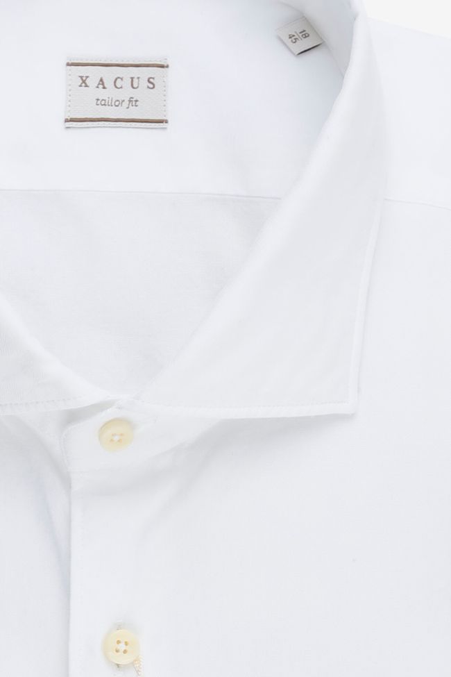 Xacus Hemd Herren Xacus Regular Einfarbig 100% Baumwolle Gewaschen Kragen Französisch Lange Ärmel