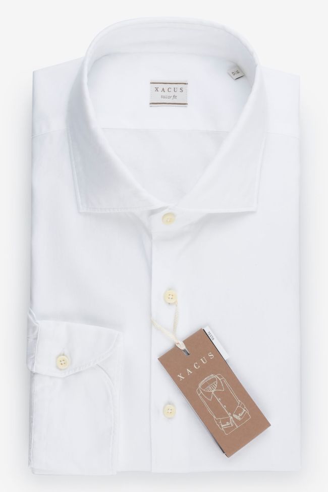 xacus Hemd Herren Xacus Regular Einfarbig 100% Baumwolle gewaschen kragen Französisch Lange Ärmel
