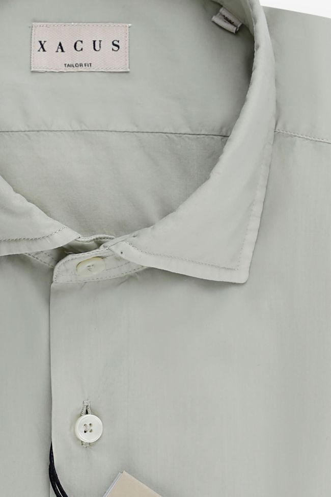 Xacus Hemd Herren Xacus Regular Einfarbig 100% Baumwolle Kragen Französisch Lange Ärmel