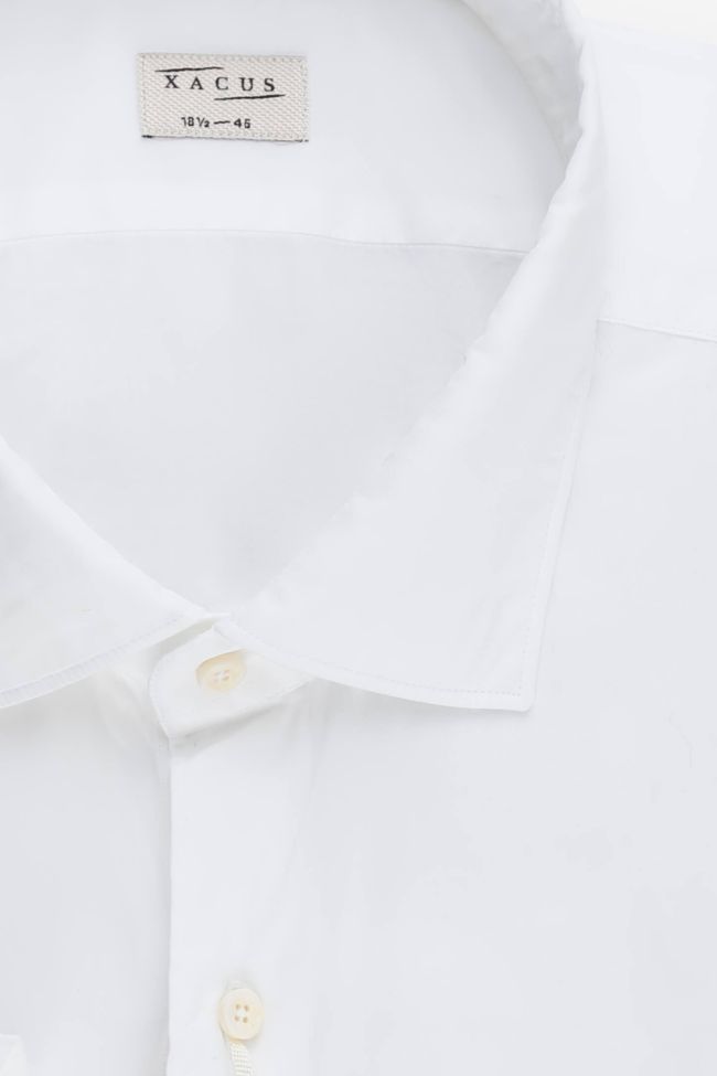 Xacus Hemd Herren Xacus Regular Einfarbig 100% Baumwolle Gewaschen Kragen Französisch Lange Ärmel