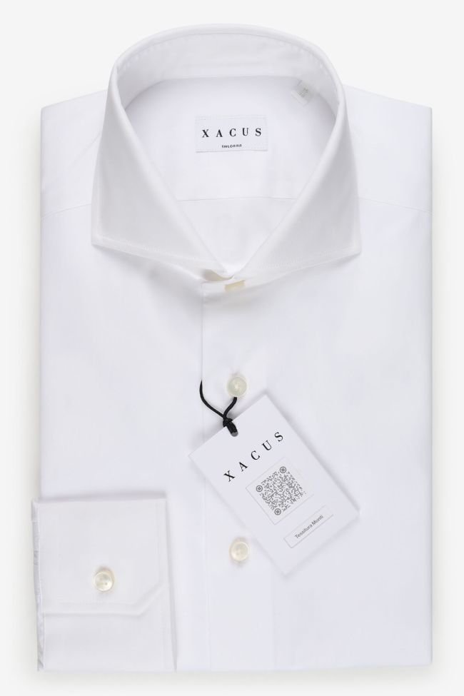 xacus Hemd Herren Xacus Regular Einfarbig 100% Baumwolle kragen Französisch Lange Ärmel