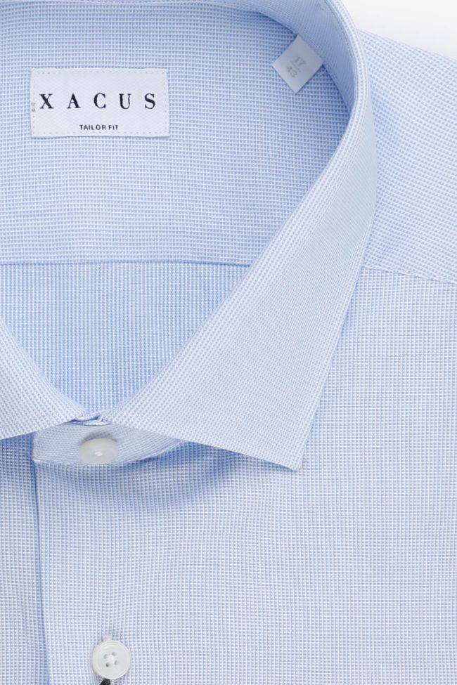 Xacus Hemd Herren Xacus Regular Einfarbig 100% Baumwolle Kragen Französisch Lange Ärmel