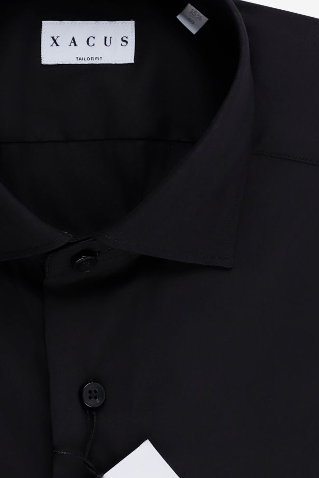 Xacus Hemd Herren Xacus Regular Einfarbig 54% Cotton 45% Pa 1% Ea Kragen Französisch Lange Ärmel