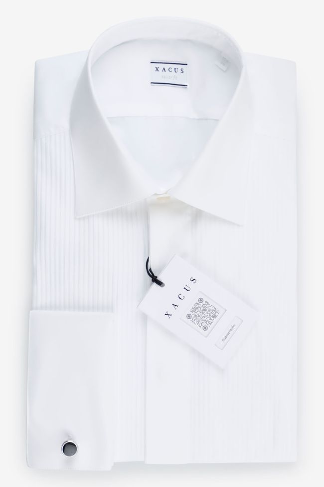 xacus Hemd Herren Xacus Regular Einfarbig 70% cotton 3% elastan 27% pa kragen Italienisch Lange Ärmel