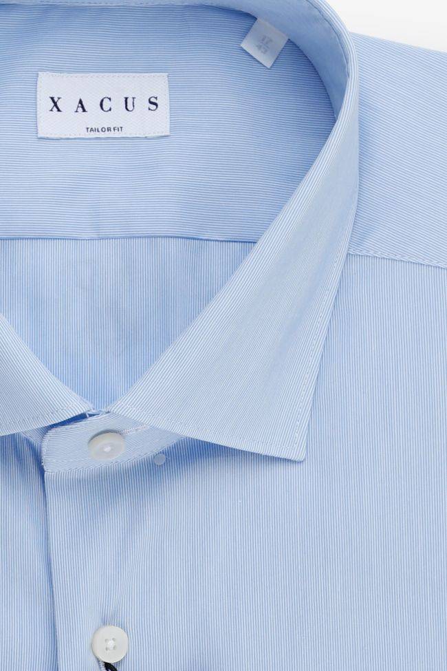 xacus Hemd Herren Xacus Regular Einfarbig 72% Baumwolle 3% elastan 25% pa kragen Französisch Lange Ärmel