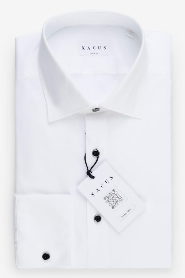 xacus Hemd Herren Xacus Regular Einfarbig 96% Baumwolle 4% elastan kragen Italienisch Lange Ärmel