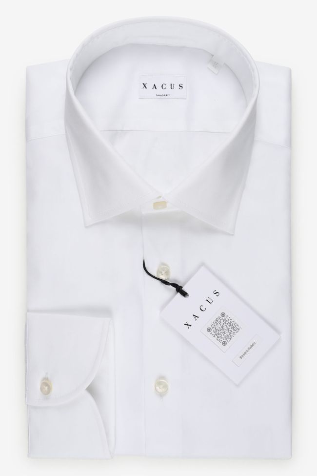 xacus Hemd Herren Xacus Regular Einfarbig 96% Baumwolle 4% elastan kragen Italienisch Lange Ärmel