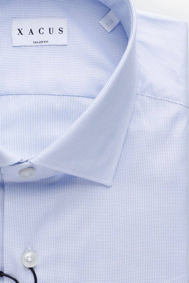 Xacus Hemd Herren Xacus Regular Halb Unifarben 100% Baumwolle Kragen Französisch Lange Ärmel