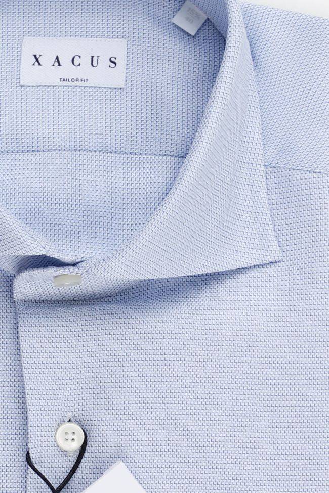 xacus Hemd Herren Xacus Regular Halb Unifarben 100% Baumwolle kragen Französisch Lange Ärmel