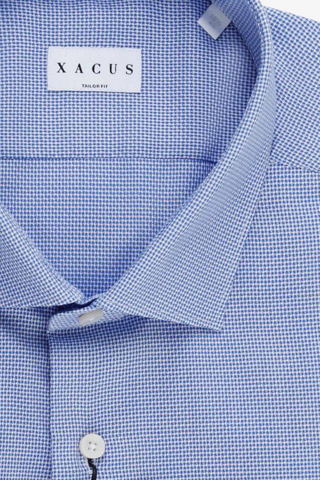 xacus Hemd Herren Xacus Regular Halb Unifarben 100% Baumwolle kragen Französisch Lange Ärmel