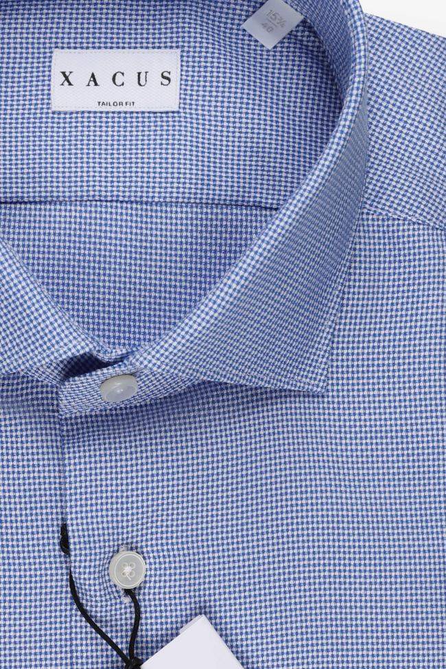 Xacus Hemd Herren Xacus Regular Halb Unifarben 100% Baumwolle Kragen Französisch Lange Ärmel