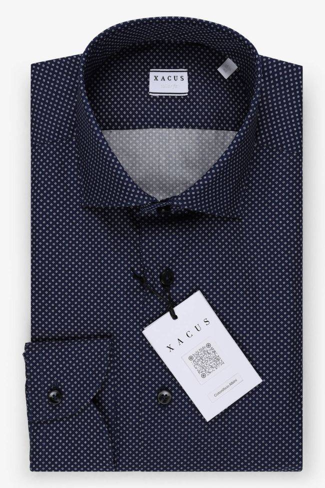 xacus Hemd Herren Xacus Regular Halb Unifarben 97% Baumwolle 3% elastan kragen Französisch Lange Ärmel