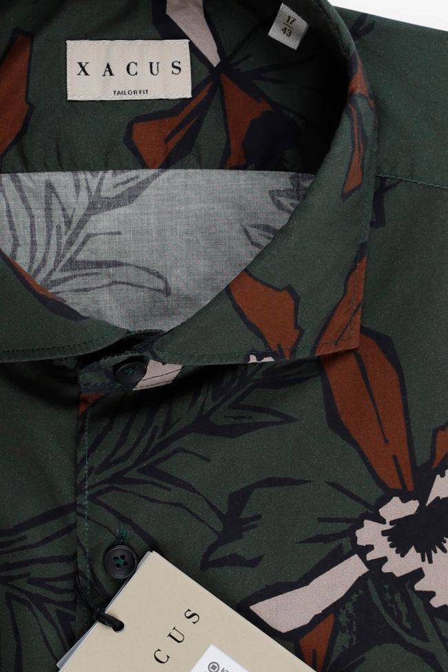 Xacus Hemd Herren Xacus Regular Muster 100% Baumwolle Gewaschen Kragen Französisch Lange Ärmel