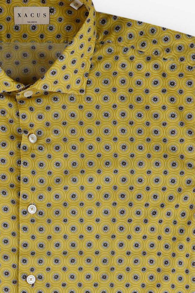 Xacus Hemd Herren Xacus Regular Muster 100% Baumwolle Gewaschen Kragen Französisch Lange Ärmel