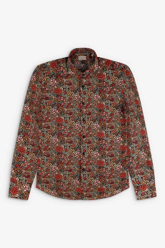 Xacus Hemd Herren Xacus Regular Muster 100% Baumwolle Gewaschen Kragen Französisch Lange Ärmel