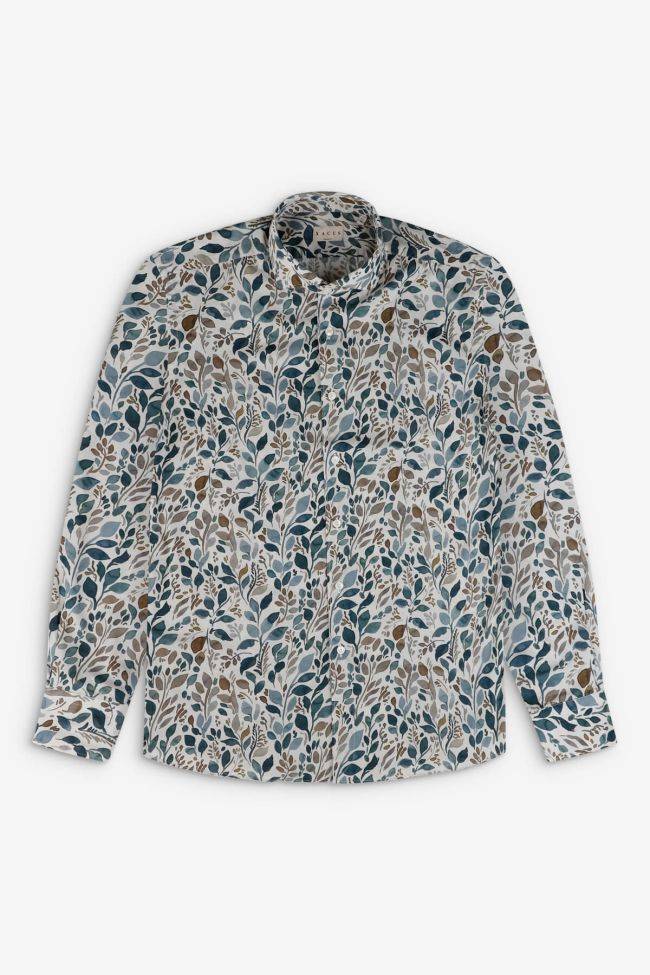 xacus Hemd Herren Xacus Regular Muster 100% Baumwolle gewaschen kragen Französisch Lange Ärmel