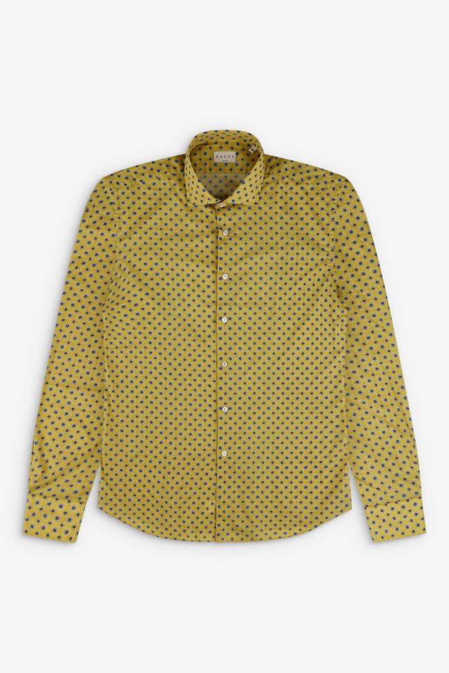 xacus Hemd Herren Xacus Regular Muster 100% Baumwolle gewaschen kragen Französisch Lange Ärmel