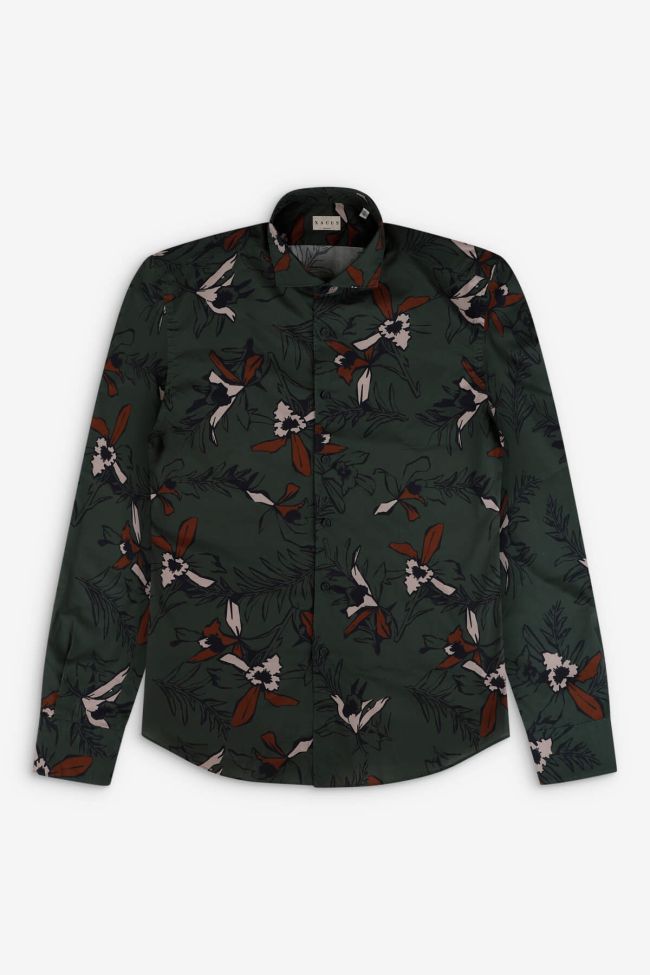 Xacus Hemd Herren Xacus Regular Muster 100% Baumwolle Gewaschen Kragen Französisch Lange Ärmel