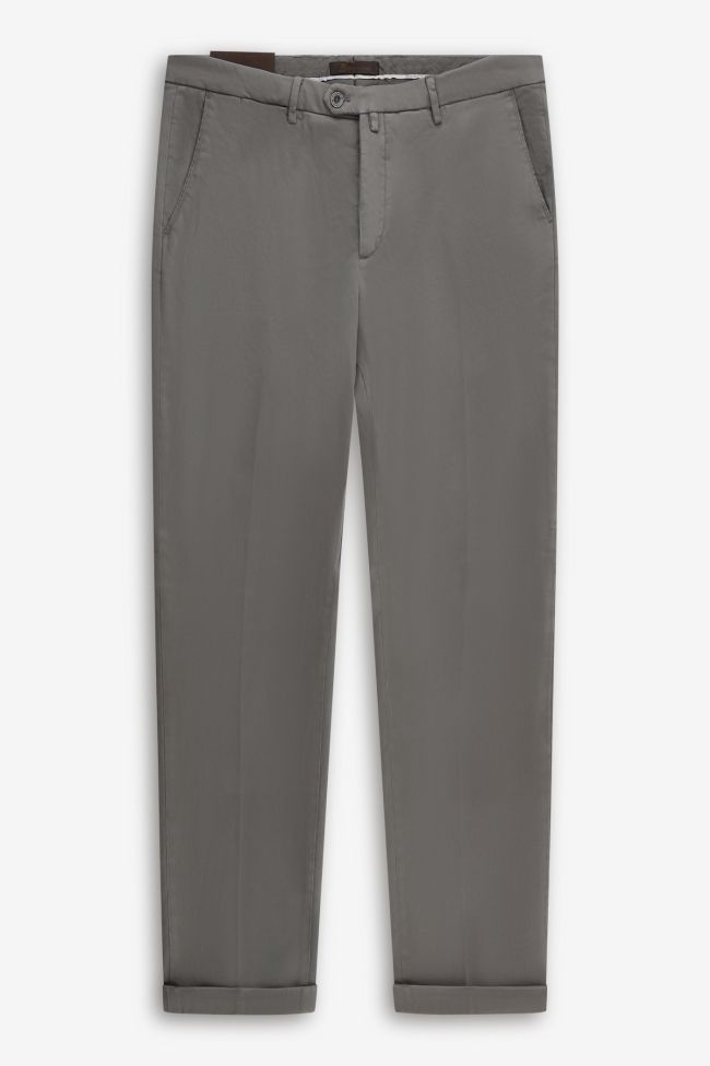 b-settecento Hose Herren B-Settecento Chinos Regular Einfarbig 97% Baumwolle 3% elastan