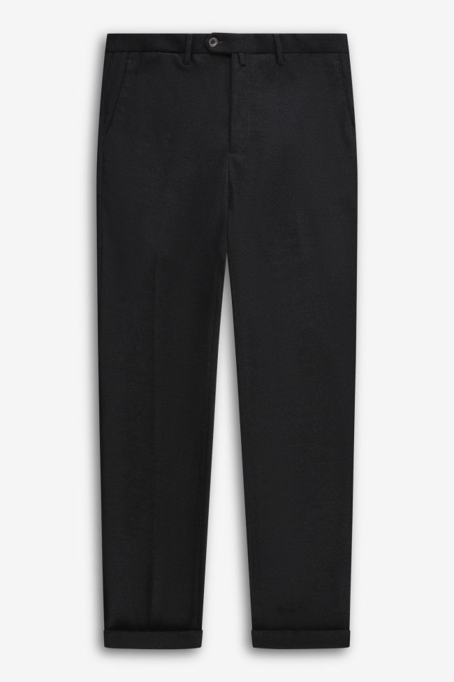 b-settecento Hose Herren B-Settecento Chinos Slim Einfarbig 74% cotton 26% pl