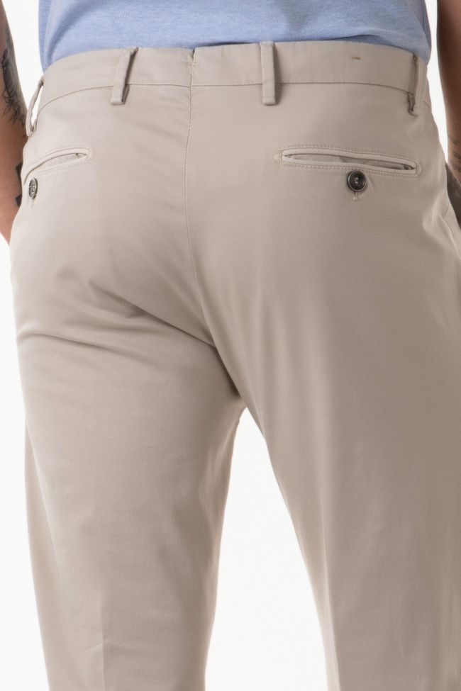 B-settecento Hose Herren B-Settecento Chinos Slim Einfarbig 97% Baumwolle 3% Elastan