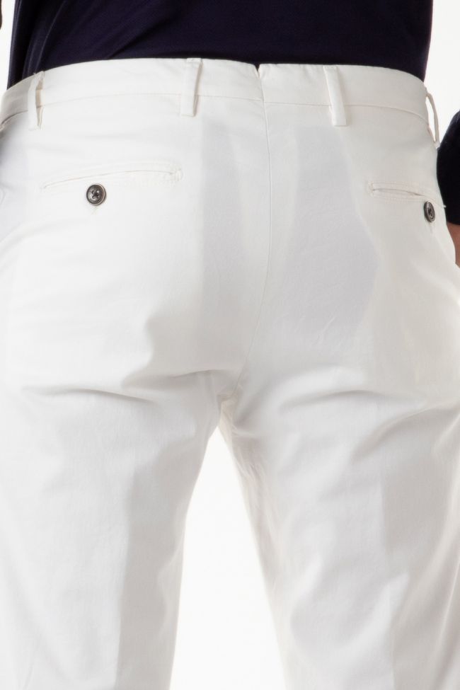 B-settecento Hose Herren B-Settecento Chinos Slim Einfarbig 97% Baumwolle 3% Elastan