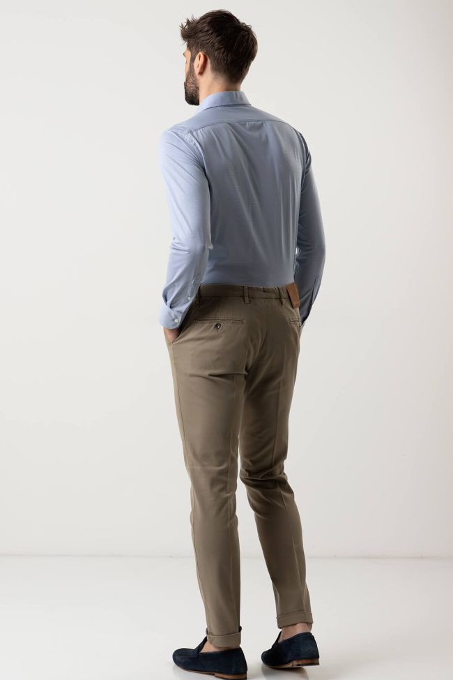 B-settecento Hose Herren B-Settecento Chinos Slim Einfarbig 97% Baumwolle 3% Elastan